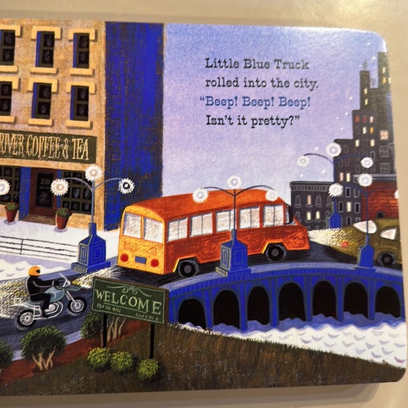 Little Blue Truck Leads the Way Book. Fantastic Condition - Picture 4 of 16